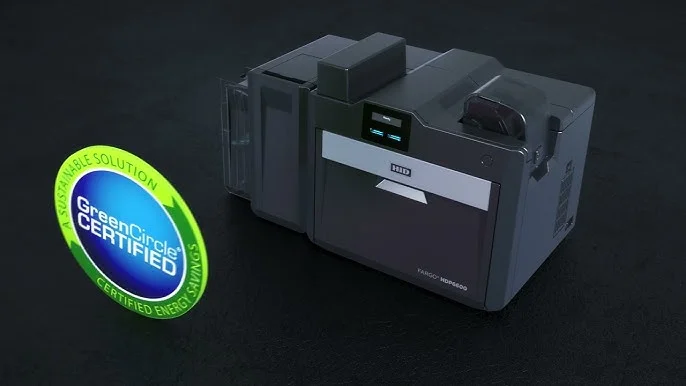 High-quality image of HDP6600 printer in action