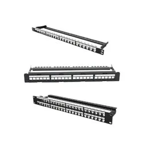 24-Port (0.5U / 1U) and 1U (48-Port) Unloaded Patch Panel