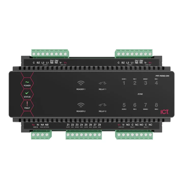 ICT Protege Half DIN Rail 2 Door Reader Expander