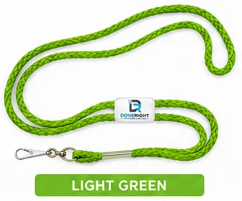 Light Green Cord Lanyard