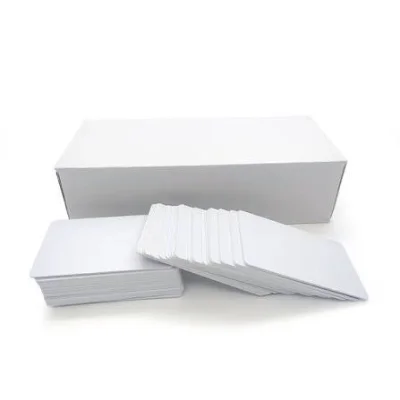 Standard White PVC Cards - Pack of 250