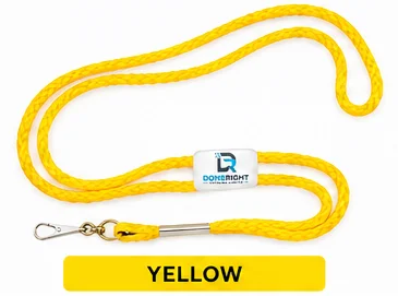 Yellow Cord Lanyard