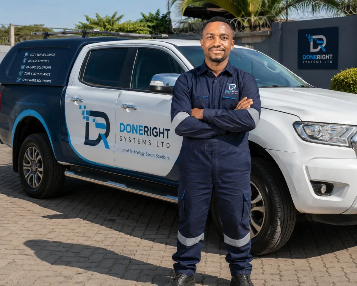Doneright Systems office and operations in Lusaka, Zambia's premier ID and security provider