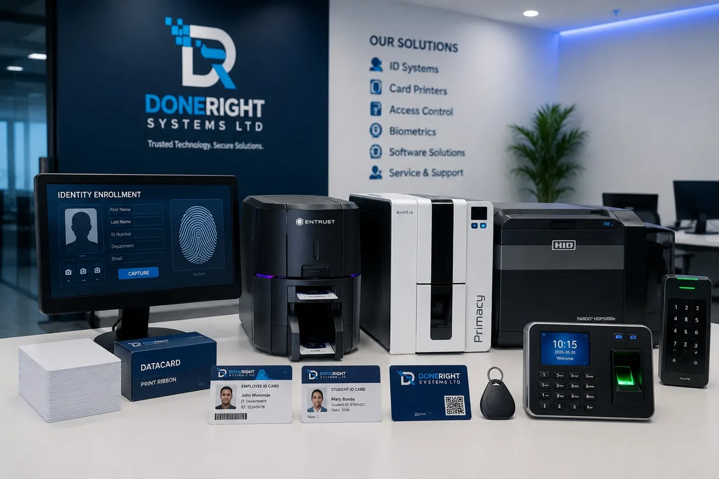 ID card issuance workstation