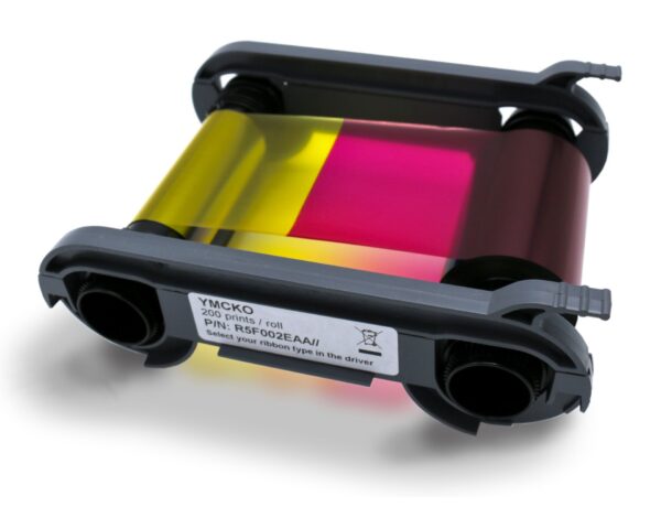 Evolis YMCKO RIBBON 200 Prints Ribbons